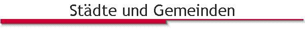 Stdte und Gemeinden